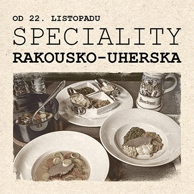 Speciality z Rakousko-Uherska v Pivnici U Kohoutů